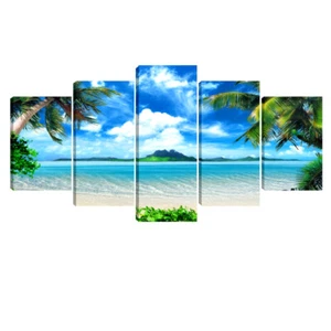 Canvas Print Wall Art Painting Picture Home Decor Blue Sea Landscape Photo Large - Picture 1 of 20