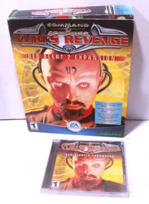 Command & Conquer Yuri's Revenge Red Alert 2 Expansion PC Big Box No Manual - Image 1 of 4