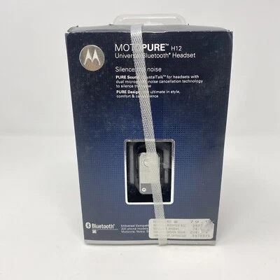 Motorola MotoPure H12 Universal Bluetooth Headset  & Car Charger Kit - Image 1 of 4