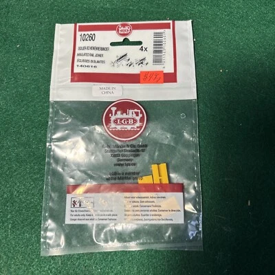 Carpinterías de riel aislante de vía LGB 10260 G (paquete de 4) Foto 1 de 2