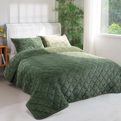 Бархатное одеяло комплект королевский размер - роскошь легкий бархат кровать одеяло и 2 таблетки... - Изображение 1 из 4