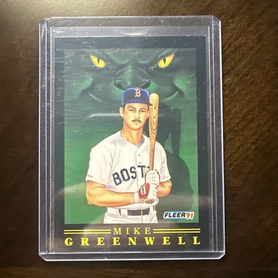 Fleer 1991 - Pro-Vision Mike Greenwell #8 de 12 Medias Rojas de Boston 8 de 12  Foto 1 de 2