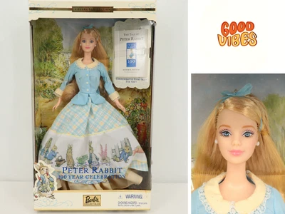 Barbie Peter Rabbit 2001 100 años celebración edición coleccionista NRFB 53872 Foto 1 de 4