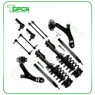 For 2005-2008 Ford Mustang Front Strut Rear Shock Sway Bar Control Arm Kit 12pcs - Image 1 of 4