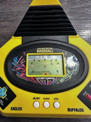 1986 VTech Talking Play by Play Baseball Handheld Battery Op Game, Tested Works - Image 1 of 4