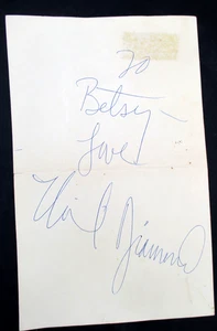 Autografo Neil Diamond 1967 Birmingham Doccia di Stelle Passandolo! - Foto 1 di 3