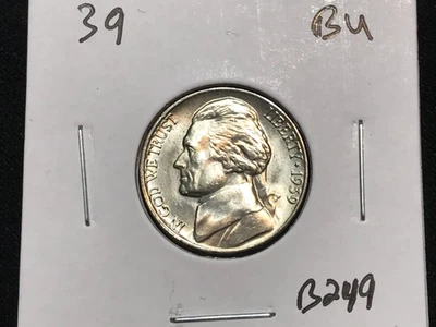 1939-P Jefferson Nickel - BU/Uncirculated 5C - B249 - Image 1 of 4