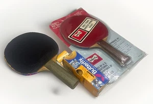 Vtg Butterfly Table Tennis ALL Kenny-Pro-ST & Tamasu Tokyo Inverted Sponge Blade - Picture 1 of 17