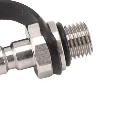 CO2 Cylinder Refill Adapter 3/8 24unf CO2 Tank Refill Adapter Carbon Dioxide - Bild 1 von 4