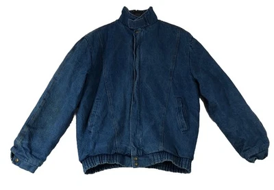 Mountain высоты верхняя одежда для Peebles куртка мужчин большой джинсовой ткани шерпа с подкладкой пальто винтажный - Изображение 1 из 4