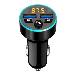 Ikoopy USB Car Wireless Bluetooth FM Radio Transmitter Car MP3 Radio Charger Ada - Afbeelding 1 van 14