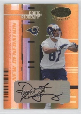 2005 Leaf Certified Materials New Generation /10 Dante Ridgeway Rookie Auto RC - Image 1 of 2