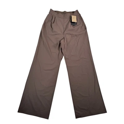 Calça Nike 24.7 PerfectStretch feminina Dri-FIT cintura alta solta perna larga tamanho P - Imagem 1 de 4