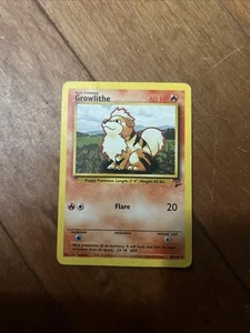 1995 Growlithe 1st Edition Basic 28/102 Rare - Picture 1 of 1