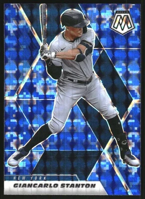 2021 Panini Mosaic Mosaic Blue Camo #118 Giancarlo Stanton - BB - Image 1 of 2