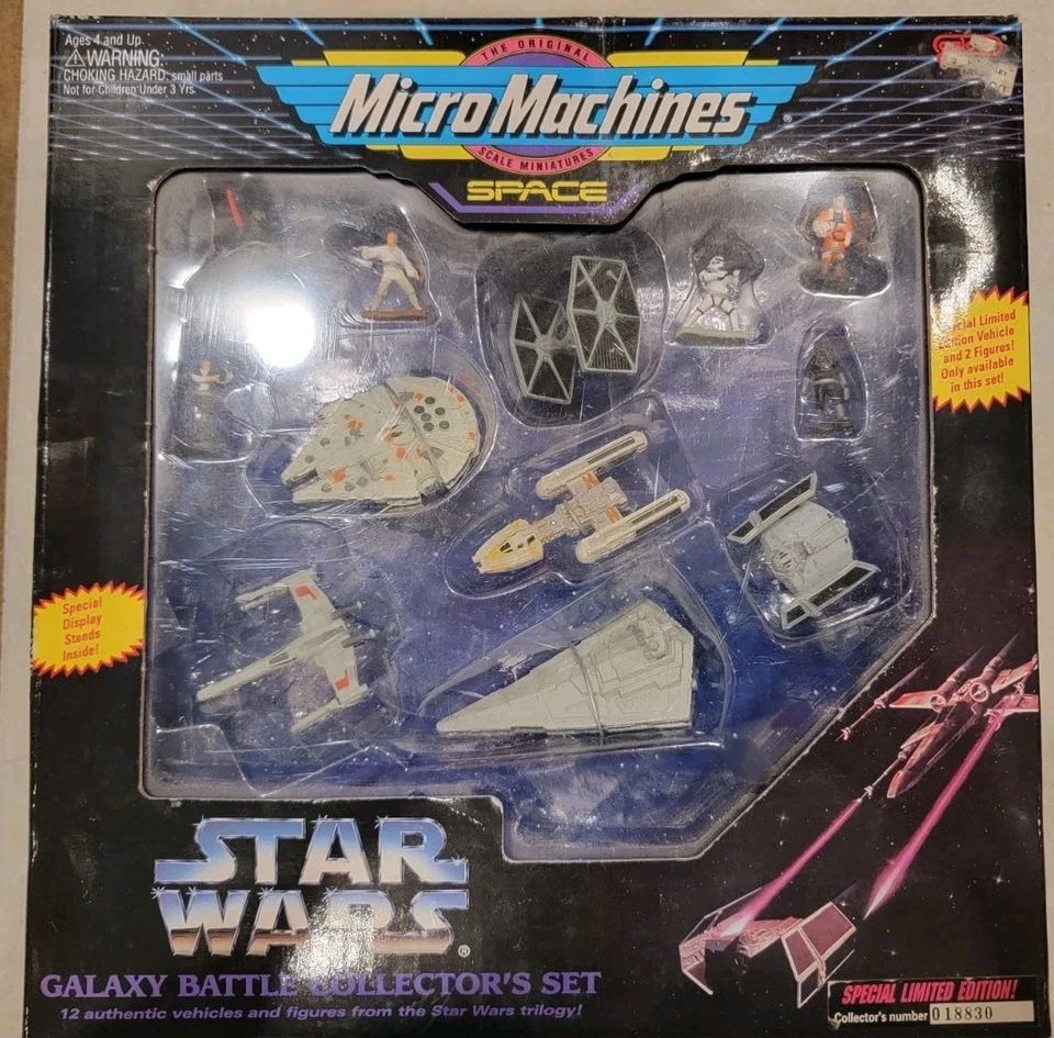 Vintage Novo Na Caixa Micro Machines Star Wars Galaxy Battle Gift Set Galoob 1994 - Imagem 1 de 1