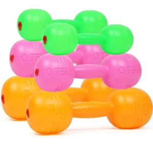Kids Plastic Weight Set Dumbbells Set for toddlers | Barbell Fitness Exercise... - Picture 1 of 5