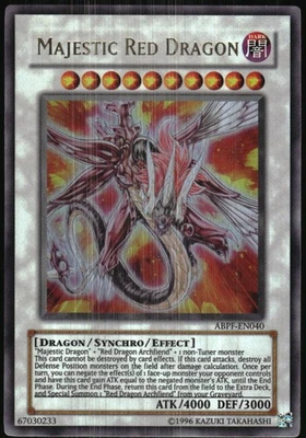 Yu-Gi-Oh! - Absolute Powerforce Majestic Red Dragon 2010 ABPF-EN040 Unlimited - Image 1 of 2