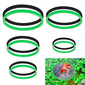 10 Pcs Fish Feeding Ring Round Floating Feeding Circle for Fish Tank Floating... - Picture 1 of 7