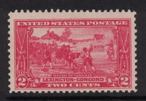Scott 618- MH- 2c Birth of Liberty, Lexington Concord Issue- unused mint stamp - Picture 1 of 2