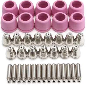 WSD-60 Air Plasma Cutter Cutting Torch Consumables WSD60 AG60 CUT 50P 60P Pkg-40 - Picture 1 of 8