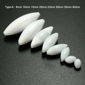 8pcs Set Magnetic Stirrer Stir Bar PTFE Coated Wide Range Kit 8mm~40mm Type-A - Picture 1 of 5