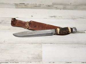 Edge Mark Germany Large 490 15 " Bowie Knife With Original Sheath!!! Used - Picture 1 of 19