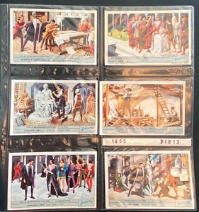 6 Cromos Liebig Italiano Numero S1813 Vida De Michel Ángel 1965 - Zdjęcie 1 z 1