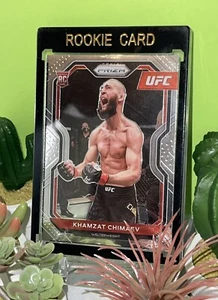 2021 PANINI UFC PRIZM KHAMZAT CHIMAEV MINT ROOKIE CARD #7 RC SP “BORZ” - Picture 1 of 4