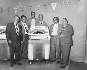 Rock-Ola Jukebox Model 1438 Comet Fireball 1954 8" - 10" B&W Photo Reprint - Picture 1 of 1