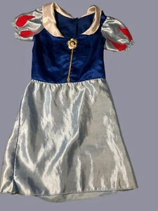 Disney Snow White Kids Costume Size 4-6X Blue/White Dress For Little Princesses - Picture 1 of 7