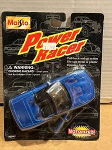 VINTAGE MAISTO POWER RACER 1998 Corvette Convertible Azul Motorizado Pull-Back - Imagen 1 de 6