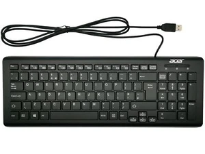 Acer Aspire XC-330 XC-830 XC600 Câblée USB Clavier UK Noir DK.USB1B.04L - Photo 1/2