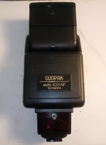 Sunpak Auto 433 AF Thyristor Flash Dedicated Type NE for Nikon AF Camera - Picture 1 of 3