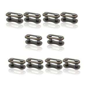 10) CONECTOR DE ACERO DE ESLABÓN MAESTRO DE CADENA 410 PARA BICICLETA Y MOTOCICL - Imagen 1 de 5
