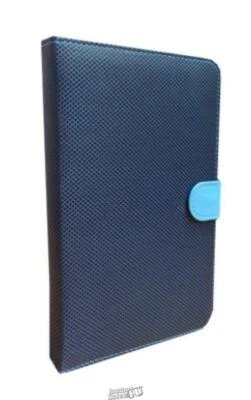 二合一:L 形迷你 USB 键盘 + 蓝色声波折叠皮革保护壳  — 第 1/3 张图片