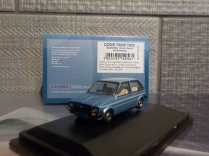 Austin Mini Metro - Blue - Oxford Diecast 1/76 76Met002 - Picture 1 of 4