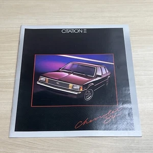 Chevrolet Citation II 1984 folleto de ventas - Imagen 1 de 5