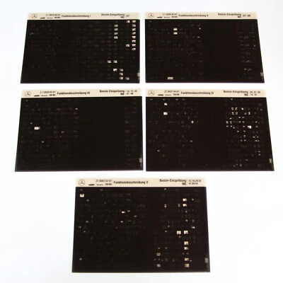 Mercedes Motor M104 - 120 Funktionsbeschreibung ME Einspritzung auf Microfich - Bild 1 von 2