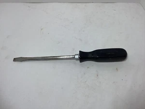 Vintage Snap On Flat Head Screwdriver Black Handle SSD6 - Picture 1 of 5