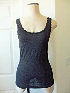 Cosabella TULIP Black Floral All-Lace Stretch Nylon Lined Scoop Neck Camisole S - Picture 1 of 6