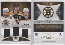 2013 Crown Royale Royal Lineage Materials Ray Bourque Dougie Hamilton Rookie RC