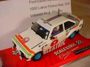 Unikat Scalextric SCX Ford Escort MkII #7 Finnland 1000 Seen Rallye 1978 MB - Bild 1 von 5