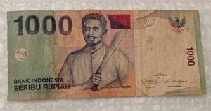INDONESIA $1000~ Seribu Rupiah 2013~ Banknote~ Bank Indonesia. - Picture 1 of 10