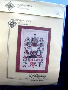 Counted Cross Stitch 'Cross *n Patch' Christmas is Love Kit Emie Bishop - Picture 1 of 3