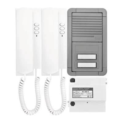 Tür Sprechanlage für das 2-Familien-Haus, SET 102, Mehrdraht-Technik - Bild 1 von 2