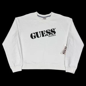 Guess Originals Crewneck White Size M - Picture 1 of 8