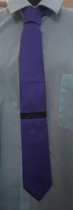 New Purple MARC ANTHONY Men's Tie 100% Silk Made in China - Picture 1 of 9
