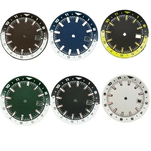 New 36.5mm Green Luminous Colorful Watch Dial For Seiko NH35 NH35A Movement - Picture 1 of 16