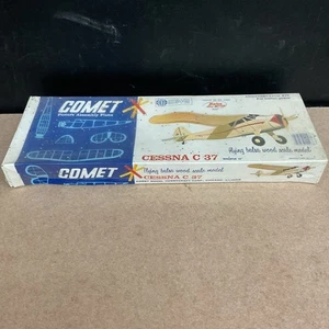 Komet Cessna C 37 Nr. 3302 Flying Balsa Wood Scale Model Kit - Bild 1 von 3